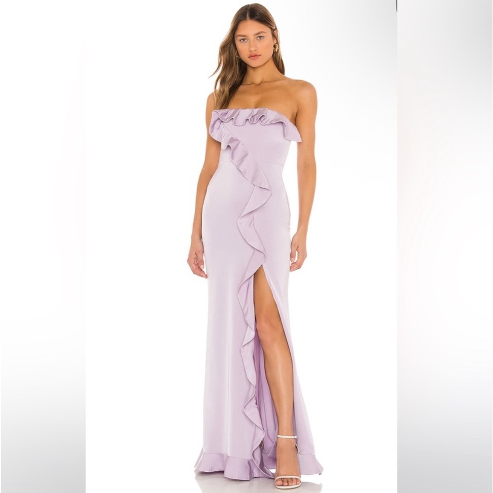 NBD Luna gown in lilac small